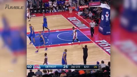 Detroit Pistons Fan Air Balls Shot Badly