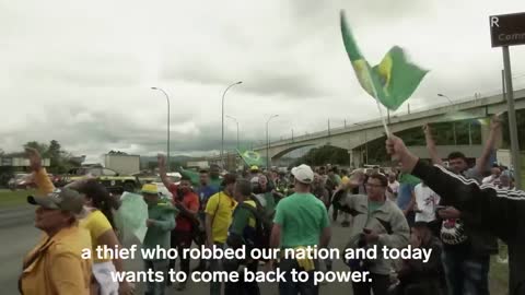 Truck Drivers Block Roads In Brazil After Far-Right President Loses Re-Election Bi