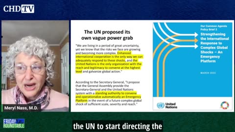 The United Nations Latest Power Grab ! Global Emergency?