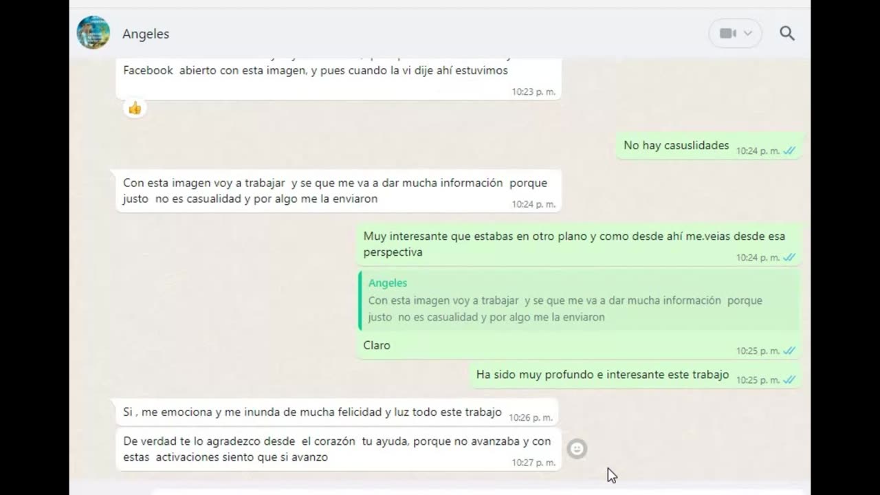 Testimonio Chat Activación Pleyadiana 25DIC23 - Ángeles