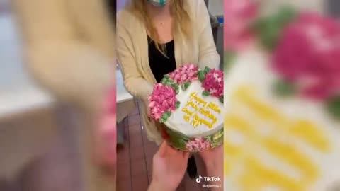 Cold Stone Ice Cream Cake Tik Tok Compilation
