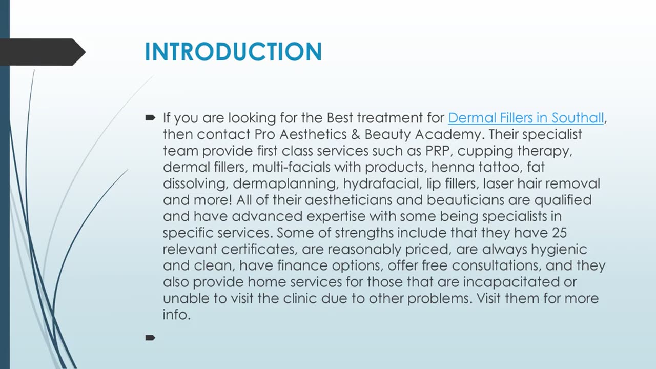 Get The Best Dermal Fillers in Southall.