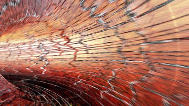 Traveling Down a Textured Tunnel