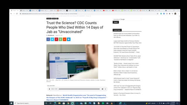 CDC Count Hospitalized Vaccinated As Unvaccinated To Push Fear