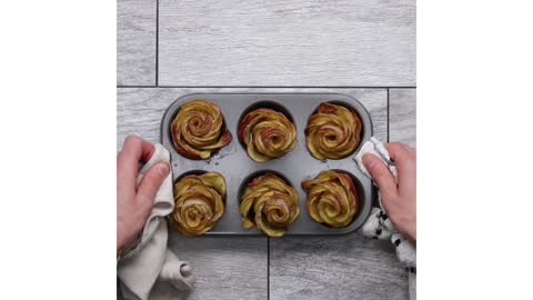 BACON WRAPPED POTATO ROSES