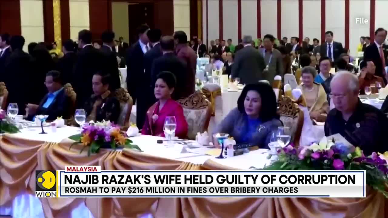 Malaysia's former PM Najib Razak's wife gets 10 years jail for corruption| Latest English News| WION