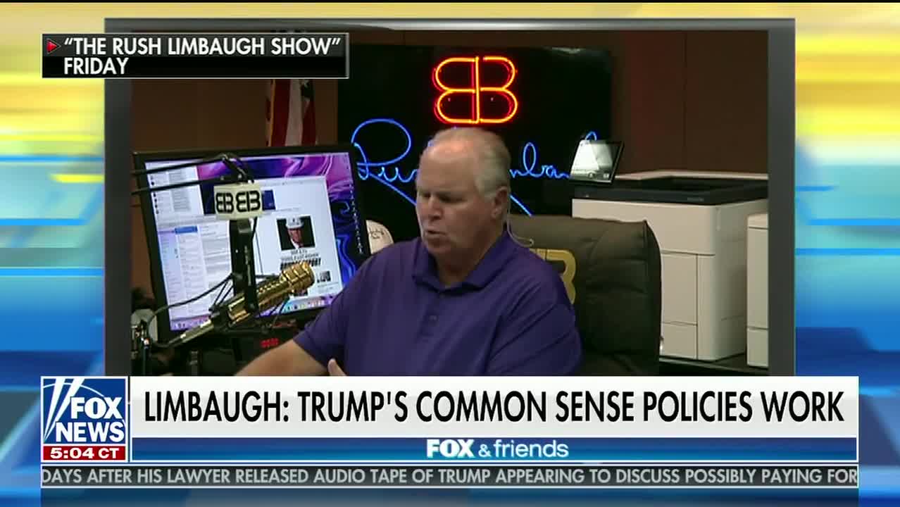 Rush Limbaugh Explains Trump's 4% GDP Rate