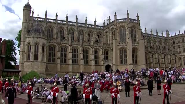 Prince Andrew absent as royals attend Garter Day