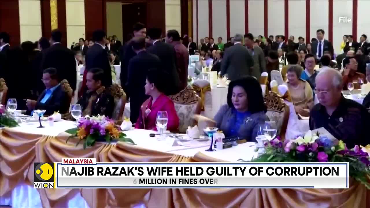 Malaysia's former PM Najib Razak's wife gets 10 years jail for corruption| Latest English News| WION