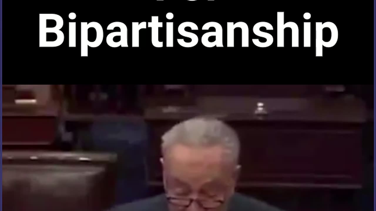 Schumer Calls For Bipartisanship