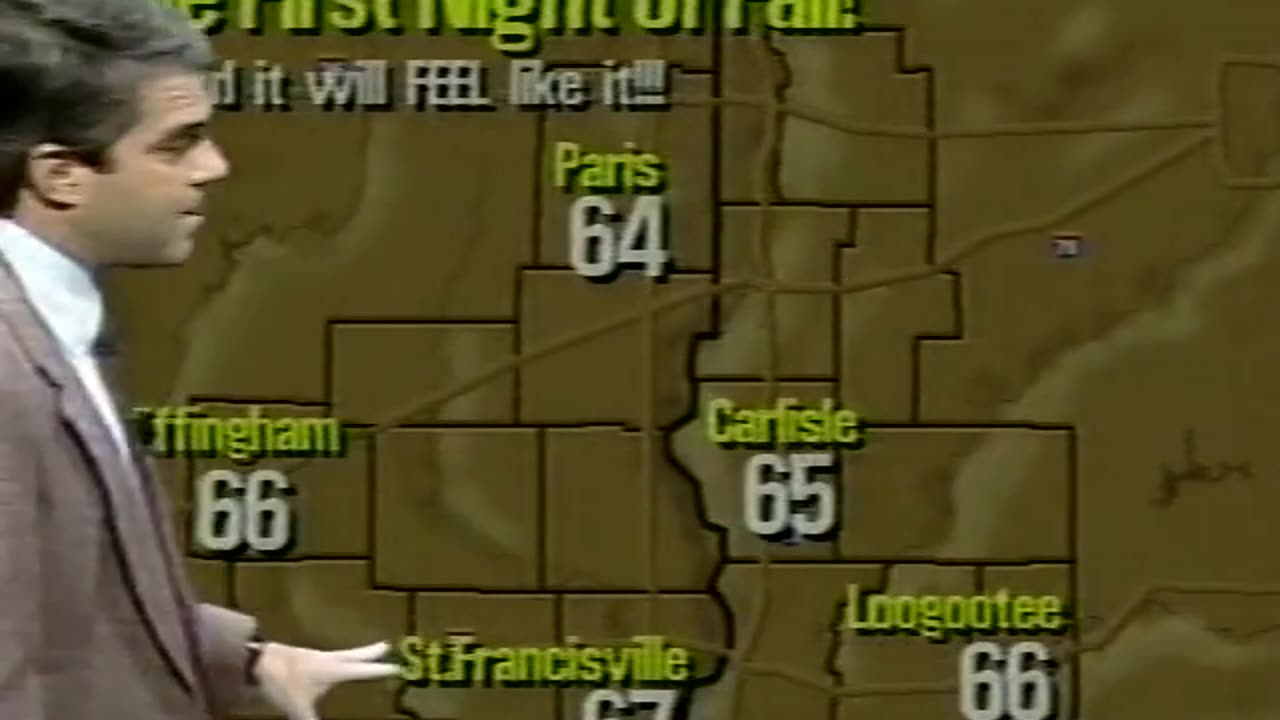 WTHI News 10 Terre Haute Indiana, September 22, 1992 6pm