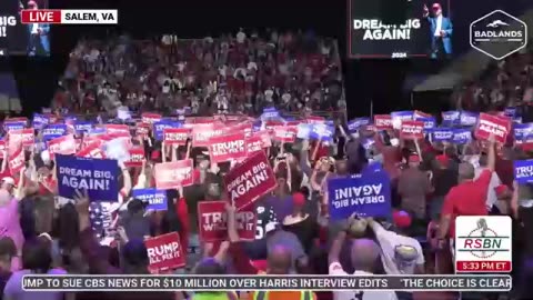 Badlands Media Special Coverage - Trump Rally - 4pm ET