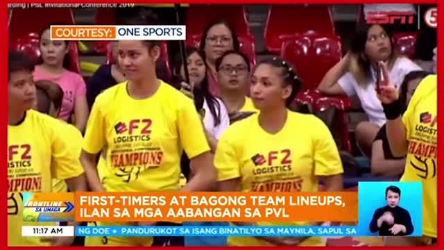 First-timers at bagongteam lineups sa PVL