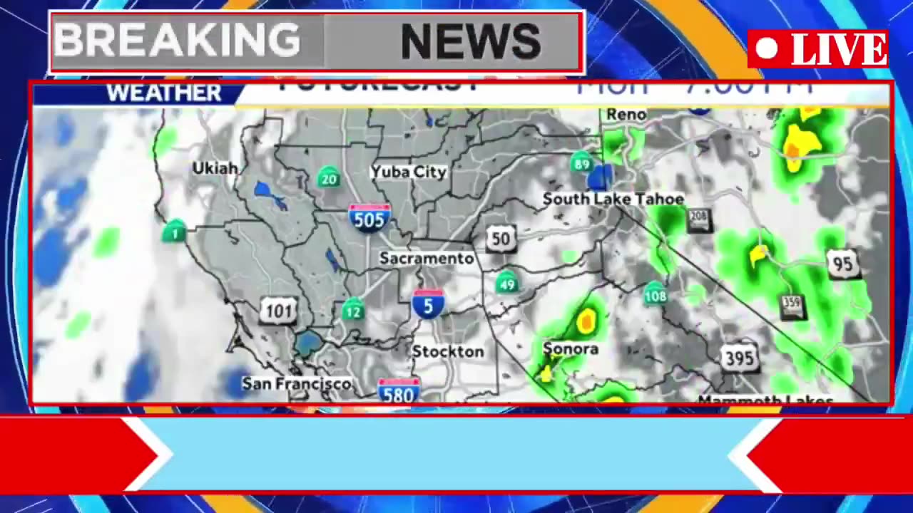 Hilary bringing rain and thunderstorms to Northern California