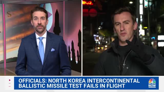 North Korean Missile Test Fails, According To South Korean Officials