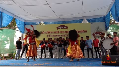 Lhonkha Lakhey Dance, 6th Rastriya Lakhe Nach Pradarshani, Machhegaun, 2080 Day 2 Part XIX
