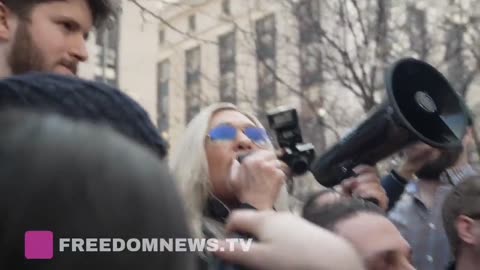 Marjorie Taylor Greene Annihilates Eric Adams During Trump Indictment Protest