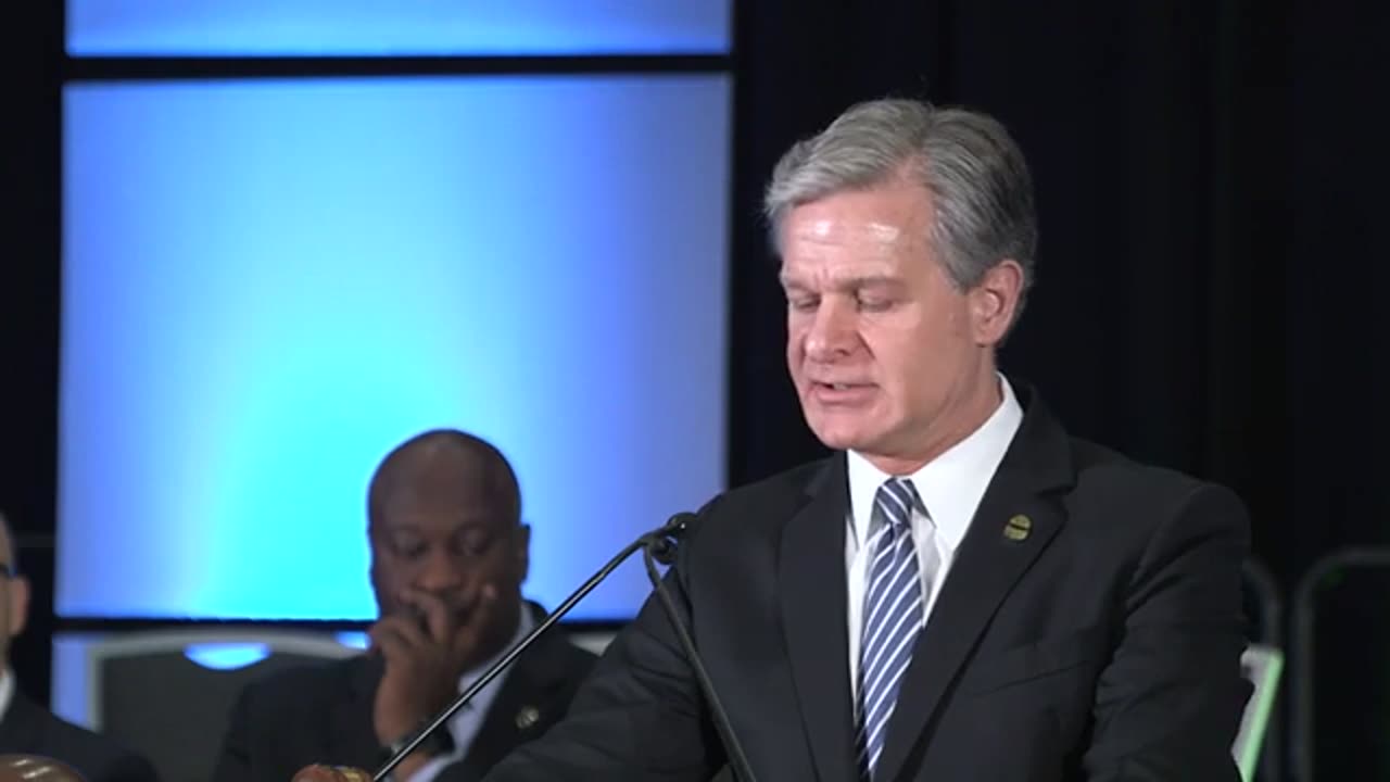 FBI – Federal Bureau of Investigation - Director Wray Speech at NOBLE