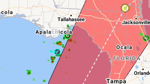 Idalia track is wrong this is we're I think it will make land fall