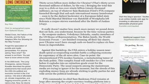 Clusterfuck Nation “A Smoldering Fuse” by James Kunstler