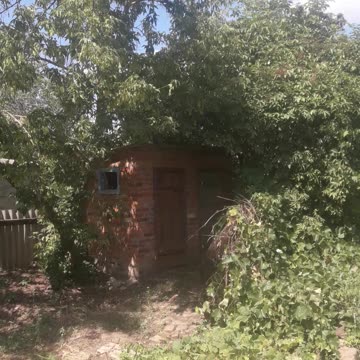 Rustic shower and toilet