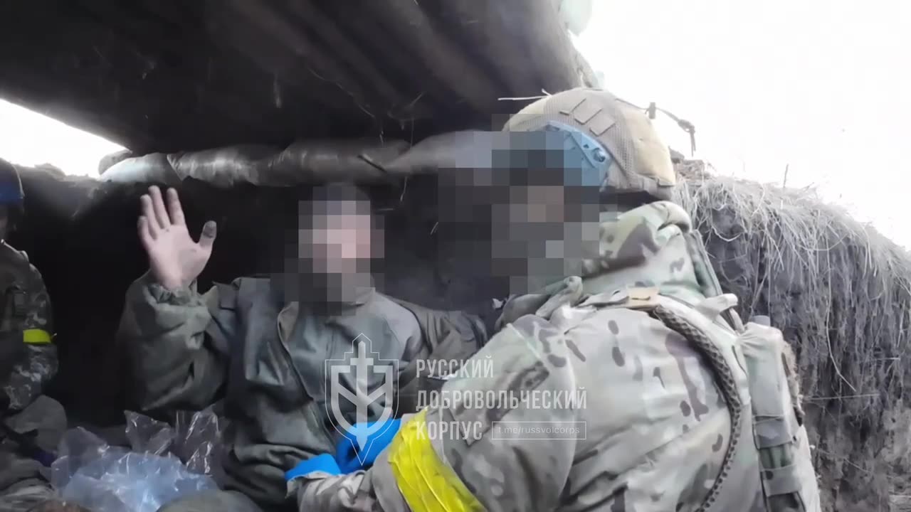 Ukrainian Medics Examine a Russian Soldier