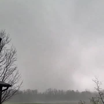 Tornado on the ground in Henry County KY. Lake Jericho area