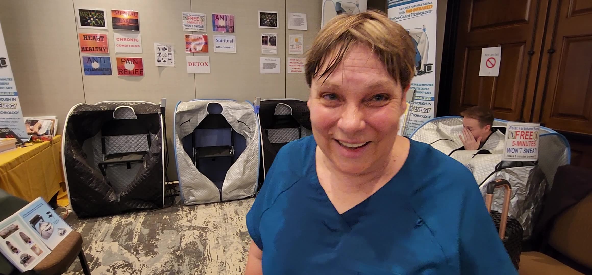Christine Rumble Energy worker Christine describes what she feels in the Relax Infrared ...