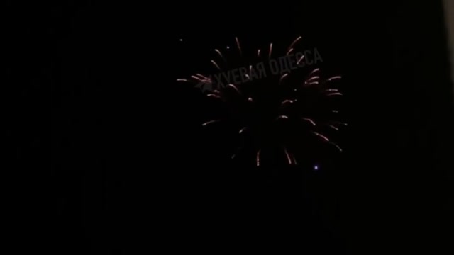 In Odessa, Geranka tries to shoot down with fireworks.