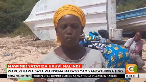 Wavuvi walalamikia changamoto za uvuvi eneo la Kilifi kutokana na mawimbi makali