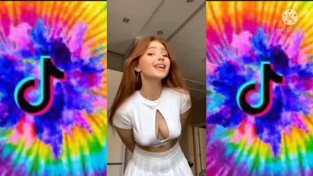 The st video of sexy girl dancing and showing titty +18 tiktok kwai