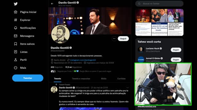 DANILO GENTILI MANDA RECADO PARA JANJA
