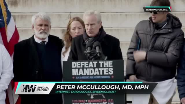 Dr. Peter McCullough on Defeat The Mandates Rally(Jan 23, 2022)