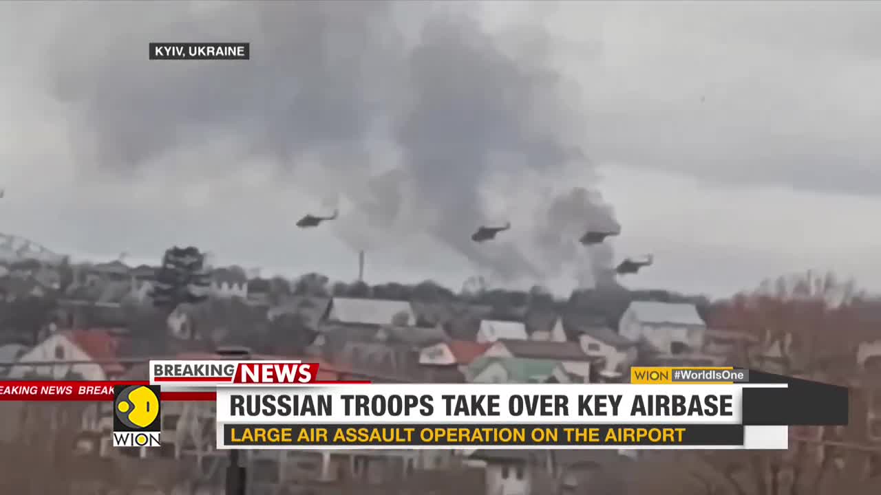 Russia-Ukraine conflict: Russian troops take over a key airbase located 38 KMs away from Kyiv