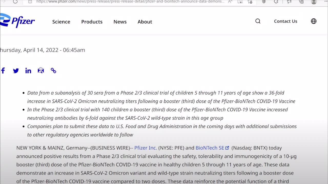 Pfizer claim boosters are safe for kids based on just 30 children tested