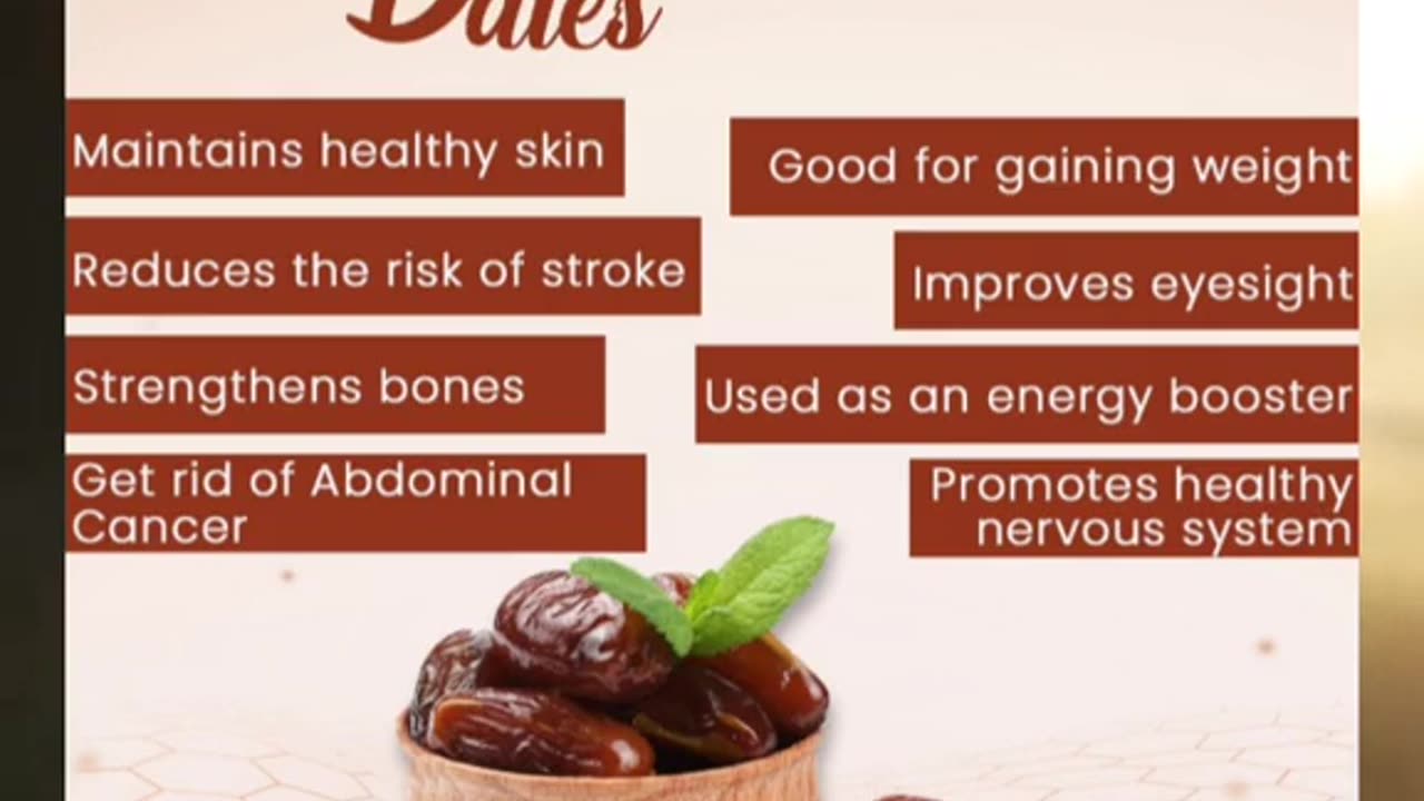 Benefits of dates