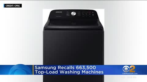 Samsung recalls 663,500 washing machines