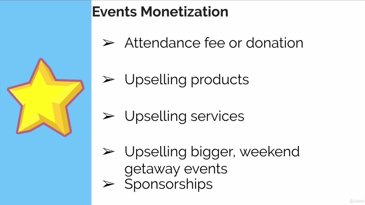 Make money with events