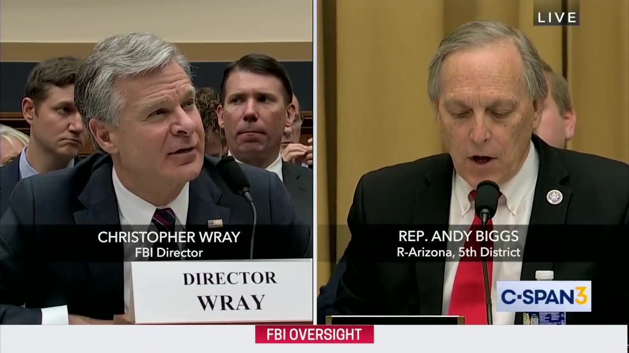 BREAKING: FBI Director Wray REFUSES to deny FBI "confidential human sources" were present at J6