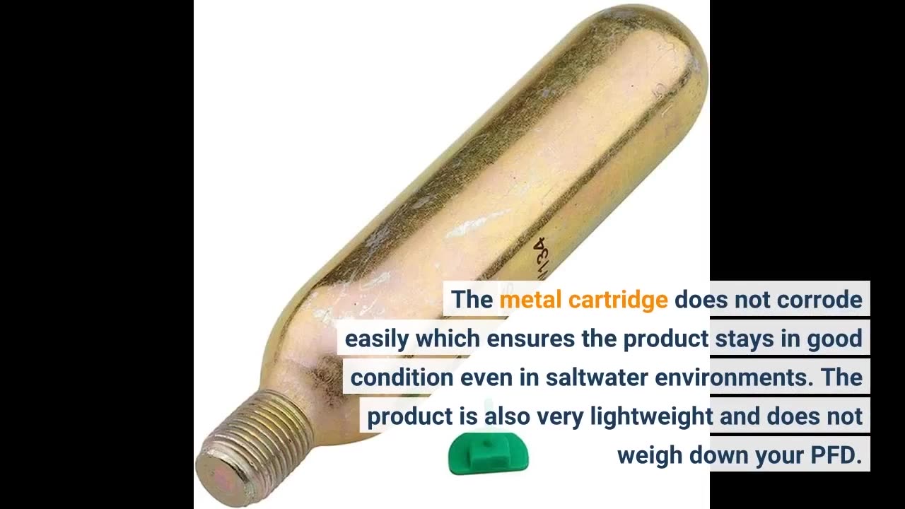 Customer Feedback: Onyx C02 Auto Manual PFD Rearming Kit, Metal Cartridge, 24 Grams