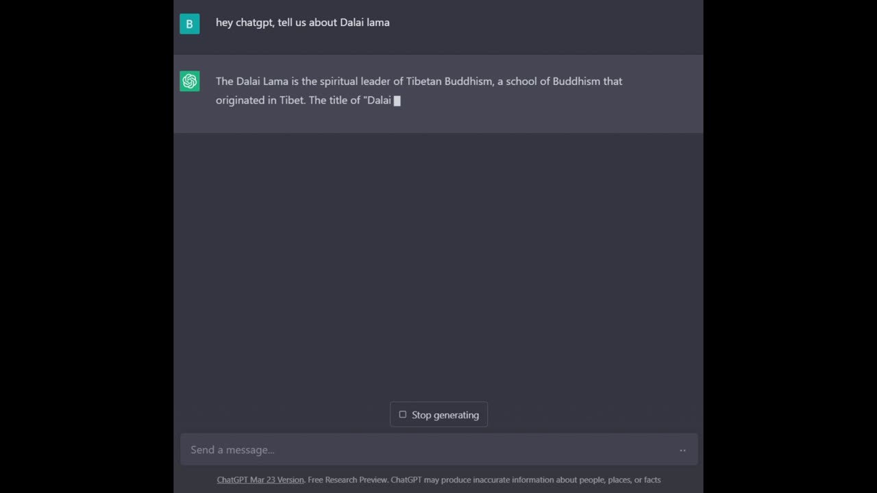 ChatGPTsays: Discover the Dalai Lama - Spiritual Leader of Tibetan Buddhism