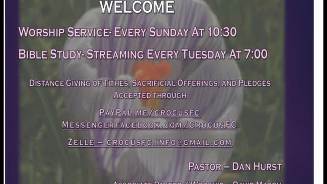 Crocus Fellowship Church - Sunday Service 11-13-22