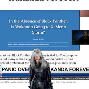 Storm Returning In Wakanda Forever? (SHORT)