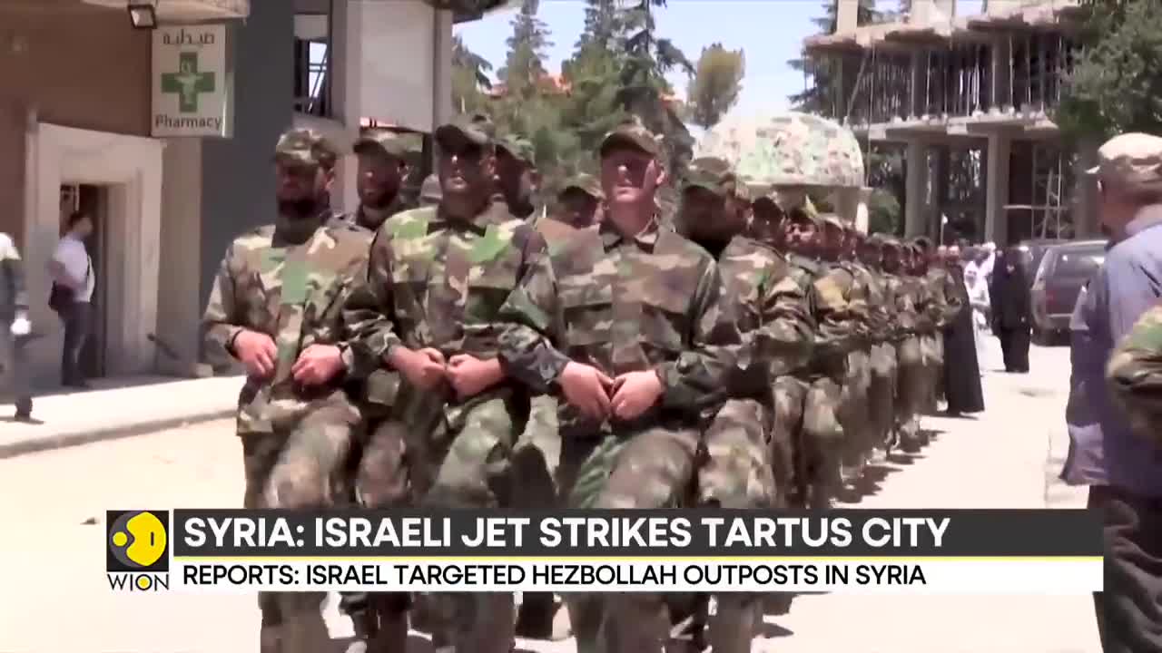 Israeli airstrikes in Syria said to hit Iranian sites near Russian naval base _ World News _ WION