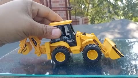 Gadi wala cartoon | toy Auto rickshaw video | tractor jcb video