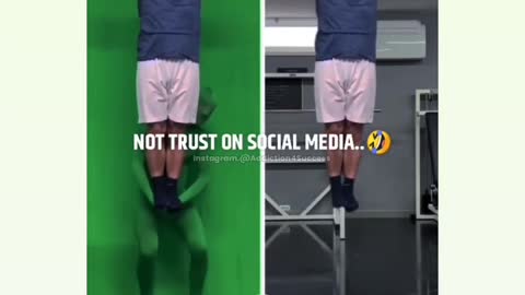 Don't trust social media