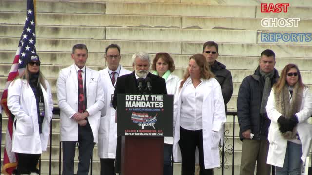 Dr. Robert Malone speaks at Defeat the Mandates - Washington, D.C. - 1/23/2022 Full Speech