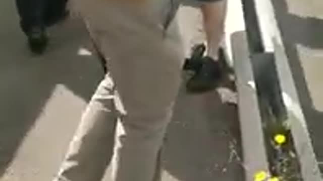 THE LITTLE VETERAN ASSAULTED AND ARRESTED DOVER DEMO