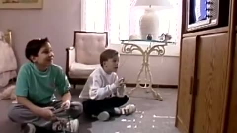 Playing Nintendo with your brother in 1989