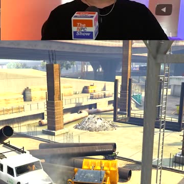 GTA V Using A Bulldozer To Save A Drama King Construction Worker In Grand Theft Auto 5